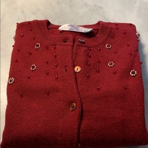 Tocca Cranberry Sweater